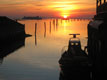 Sunset in Venice seen from Mazzorbo (2).