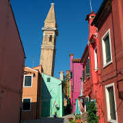 Burano Italy leaning tower