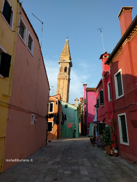 Campanile Storto di Burano, Torre Pendente