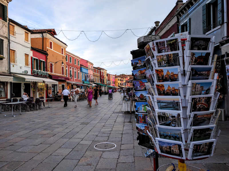 Piazza Baldassare Galuppi a Burano
