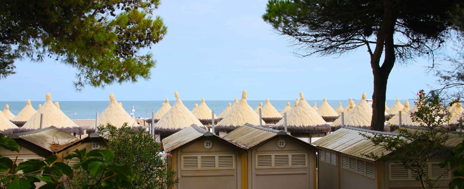  capanne in spiaggia al lido di venezia