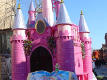 Carnival float in Burano representing the Disney's castle