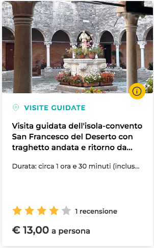 collegamento burano san francesco del deserto